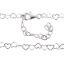 Wholesale 925 Sterling Silver Finished Adjustable Heart Chain Jewelry - Heart Chain