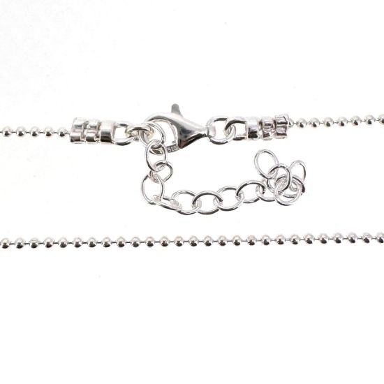 Wholesale 925 Sterling Silver Finished Adjustable Chain Jewelry - 1.2mm Ball Chain