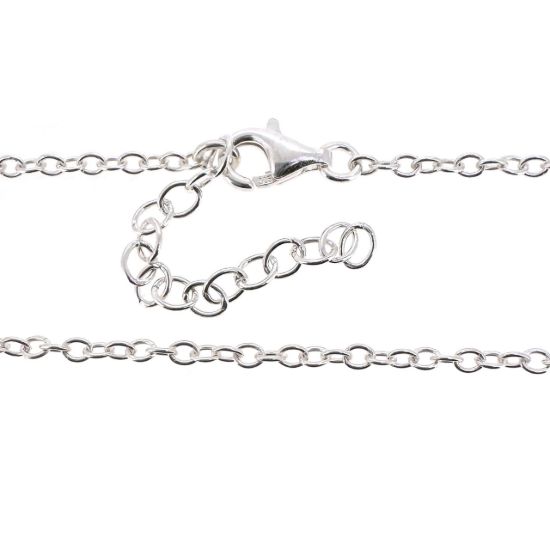 Wholesale 925 Sterling Silver Finished Adjustable Cable Chain Jewelry - Strong Cable Chain