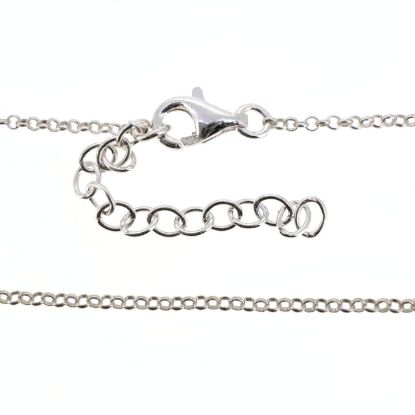 Wholesale 925 Sterling Silver Finished Adjustable Rolo Chain Jewelry - 1.3mm Rolo Chain
