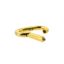 Wholesale Gold Over Sterling Silver No Trigger Clasp - 12.8mm Oval Clicker Clasp