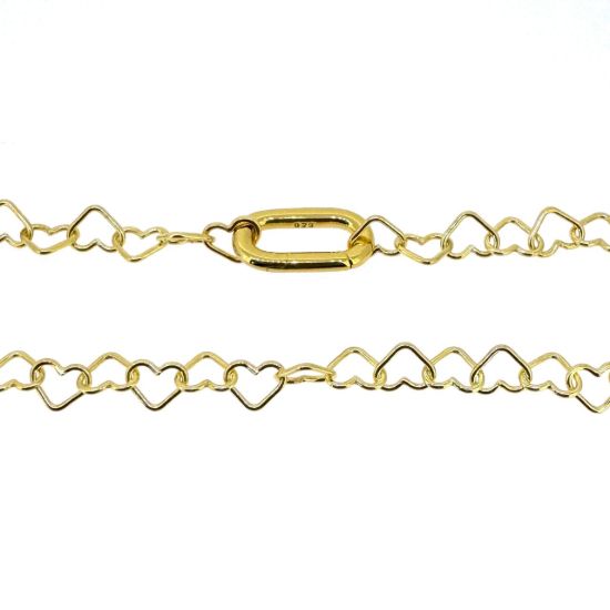 Wholesale Gold Over Sterling Silver No Trigger Clasp - 12.8mm Oval Clicker Clasp