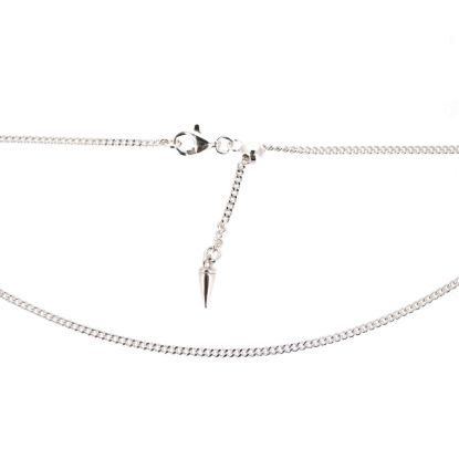 Wholesale 925 Sterling Silver Adjustable Chain Necklace - 1.5mm Curb Chain - Adjustable up to 22"