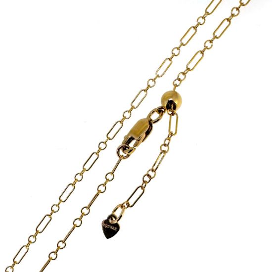 wholesale 14k gold filled adjustable necklace chains-3+1 cable chain 22"