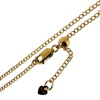 wholesale 14k gold filled adjustable necklace chains-curb chain 22"
