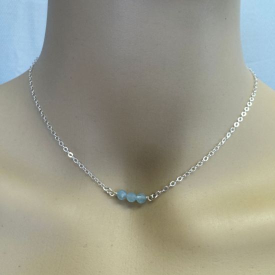 Wholesale 925 Sterling Silver Natural Gemstone Bar Jewelry - Adjustable Choker, Bracelet  or Anklet- Personalized Jewelry