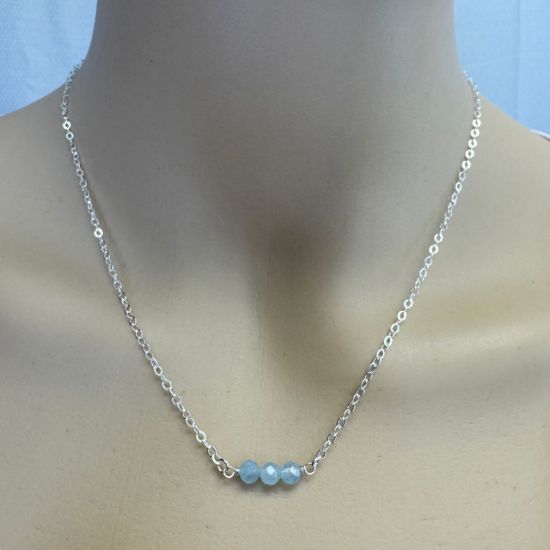 Wholesale 925 Sterling Silver Natural Gemstone Bar Jewelry - Adjustable Choker, Bracelet  or Anklet- Personalized Jewelry