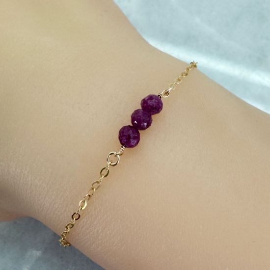 Wholesale 1/20 14K Gold Filled Natural Gemstone Jewelry - Adjustable Choker, Bracelet or Anklet - Personalized Jewelry