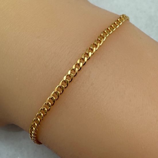 Wholesale 1/20 14K Gold Filled Curb Chain 2.5mm - Bulk Chain by the Foot 