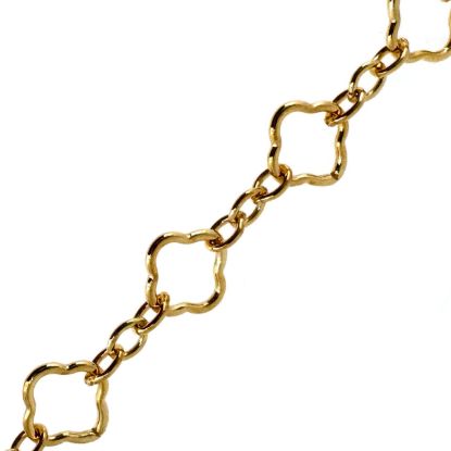 WHOLESALE GOLD FILLED JEWELRY MAKING BULK CHAINS-CLOVER CHAINS