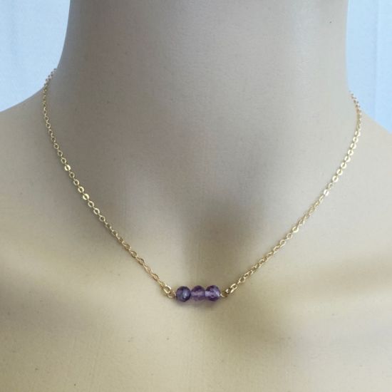 Wholesale 1/20 14K Gold Filled Natural Gemstone Jewelry - Adjustable Choker, Bracelet or Anklet - Personalized Jewelry