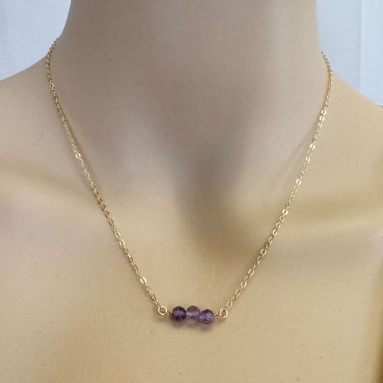 Wholesale 1/20 14K Gold Filled Natural Gemstone Jewelry - Adjustable Choker, Bracelet or Anklet - Personalized Jewelry