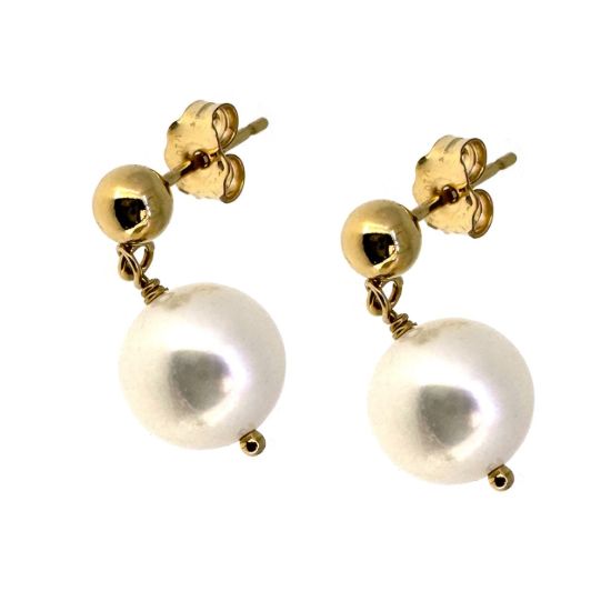 wholesale gold filled pearl earrings