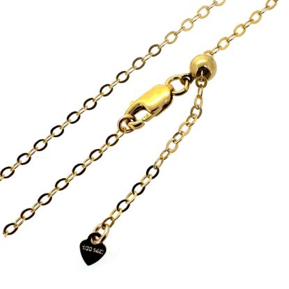 wholesale gold filled adjustable chain necklaces