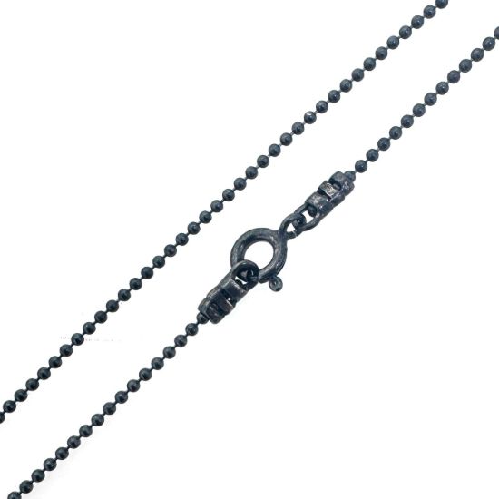 WHOLESALE OXIDIZED STERLING SILVER NECKLACE CHAIN