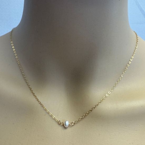 Wholesale 1/20 14K Gold Filled Freshwater Pearl Earring And Necklace Set 