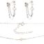 Wholesale 925 Sterling Silver Freshwater Pearl Earring And Necklace Set 