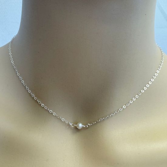 Wholesale 925 Sterling Silver Freshwater Pearl Earring And Necklace Set 