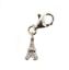 Wholesale 925 Sterling Silver Tiny Eiffel Tower Charm With Clasp - 9mm (1 pc)