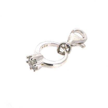 Wholesale 925 Sterling Silver Promise Ring Add On Charm With Clasp