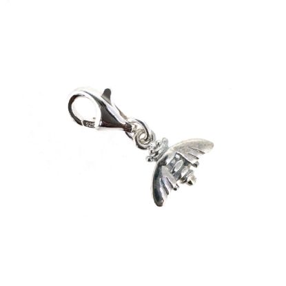 Wholesale 925 Sterling Silver Tiny Bumblebee Add On Charm With Clasp