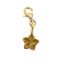 Wholesale Gold over Sterling Silver Frangipani Flower Add On Charm With Clasp