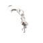 Wholesale Sterling Silver Flamingo Charm With Clasp
