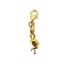 Wholesale Gold Over Sterling Silver Flamingo Charm With Clasp