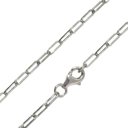 Wholesale *Over Stock* Rhodium Plated Sterling Silver Finished Long Box Chain