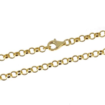 Wholesale *Over Stock* Gold Over Sterling Silver Finished Rolo Chain