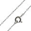Wholesale Rhodium plated Sterling Silver Fancy Twisted Link Necklace Chain, Wholesale Bulk Necklace Chains