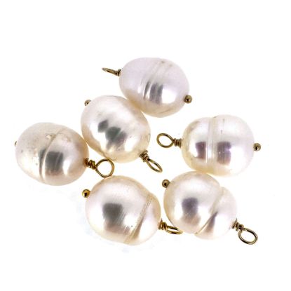 WHOLESALE freshwater pearl charms for jewelry making