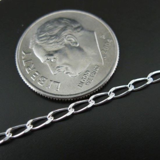 Wholesale Sterling Silver Diamond Cut Curb Necklace Chain, Wholesale Bulk Necklace Chains