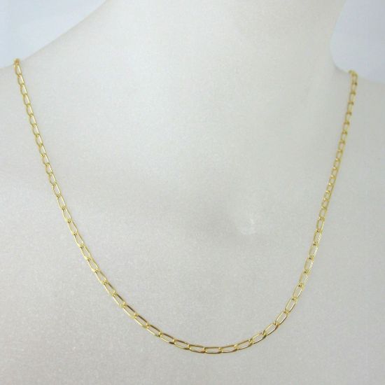 Wholesale Gold Over Sterling Silver Diamond Cut Curb Necklace Chain, Wholesale Bulk Necklace Chains
