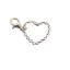 Wholesale 925 Sterling Silver Twisted Heart Charm With Clasp