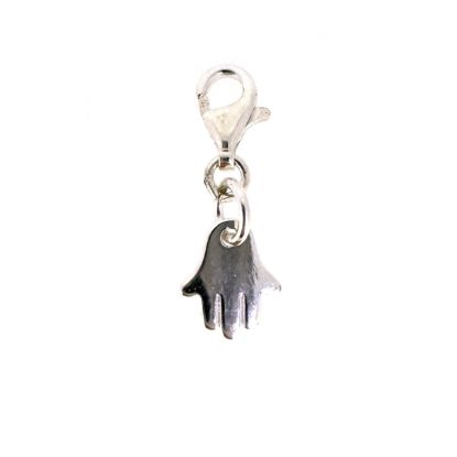Wholesale 925 Sterling Silver Hasma Hand Charm With Clasp