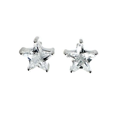 wholesale sterling silver star studs earrings