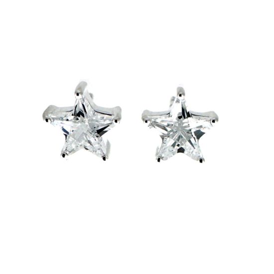 wholesale sterling silver star studs earrings