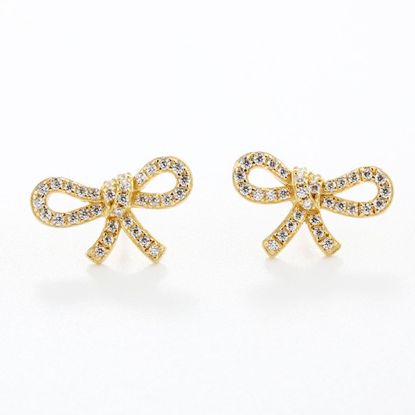 WHOLESALE STERLING SILVER EARRINGS-BOW STUDS