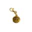 Wholesale Gold Over 925 Sterling Silver Pumpkin Charm With Clasp
