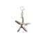Wholesale 925 Sterling Silver Textured Starfish Charm With Clasp