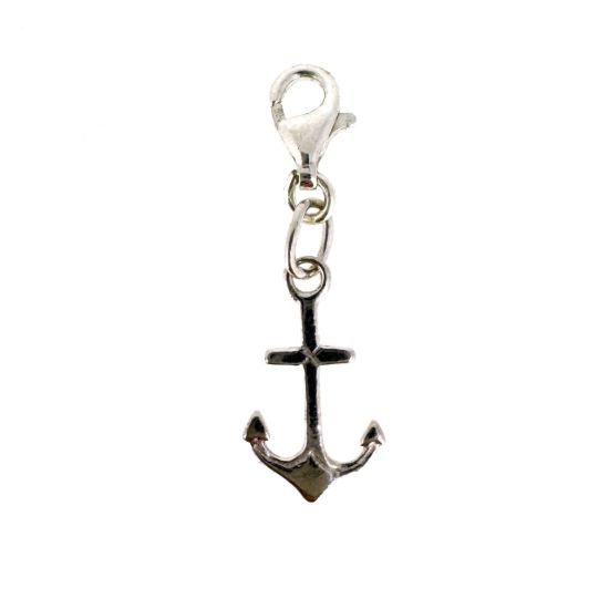 Wholesale 925 Sterling Silver Anchor Charm With Clasp