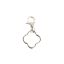 Wholesale 925 Sterling Silver Plain Clover Charm With Clasp
