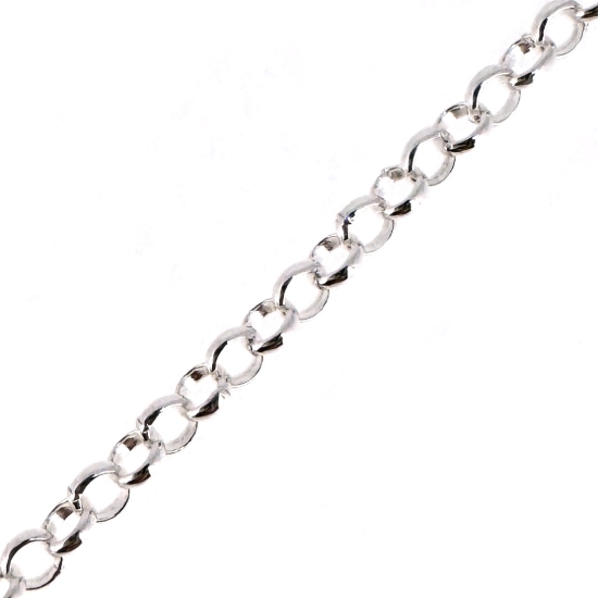 Wholesale Italian Sterling Silver Chains By the Foot- 2mm Rolo Bulk Chain