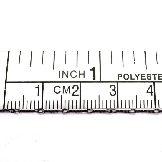 Wholesale Oxidized Sterling Silver Chain - 7mm Fancy Twisted Link Chain (sold per foot)