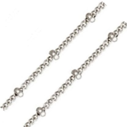 wholesale jewelry making bulk chain-silver satellite chains for permanent jewelry