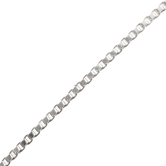 Wholesale 925 Sterling Silver 0.8mm Tiny Box Beading Chain - Unfinished Bulk Chain - (sold per foot)