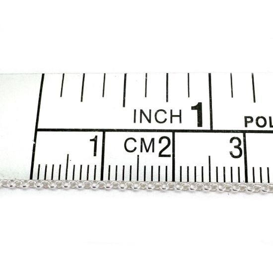 Wholesale Chain, 925 Sterling Silver 1mm Rolo Chain, Bulk Chain by the foot