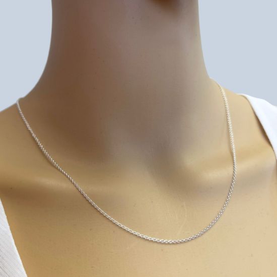 Wholesale Chain, 925 Sterling Silver 1mm Rolo Chain, Bulk Chain by the foot