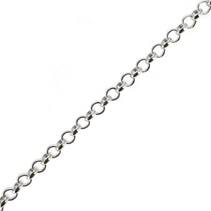 Wholesale Chain, 925 Sterling Silver 1mm Rolo Chain, Bulk Chain by the foot